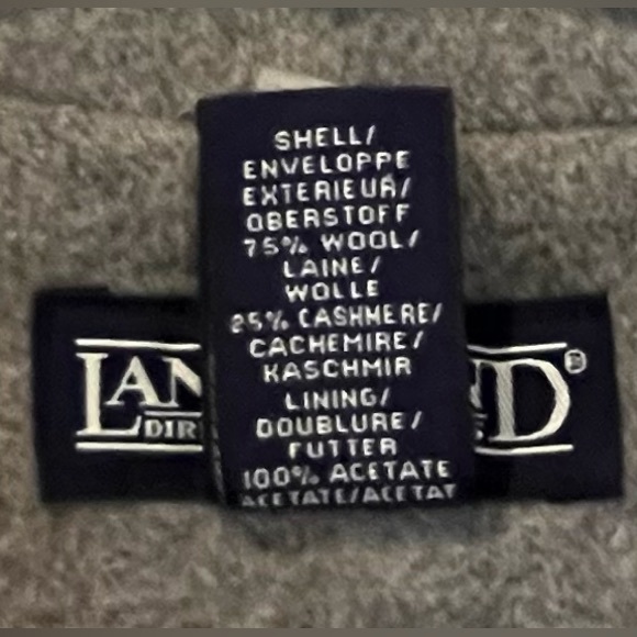 Vintage Land’s End Women’s Wool Blazer Size 10 - Picture 4 of 7